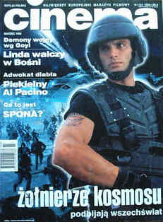 CINEMA (Po) magazine side cover March 1998
