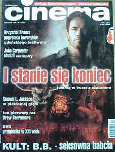 CINEMA (Po) magazine side cover December 1999
