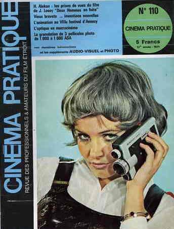 CINEMA PRATIQUE magazine side cover Issue 110 September 1971