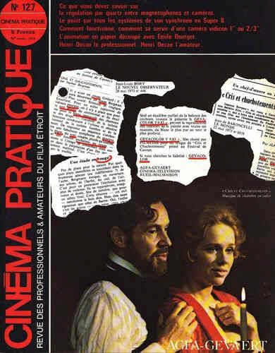 CINEMA PRATIQUE magazine side cover Issue 127  1973