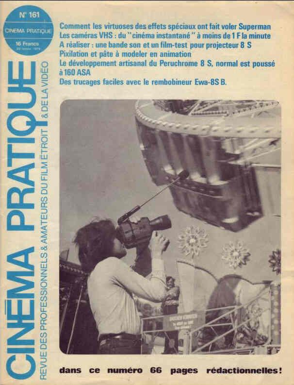CINEMA PRATIQUE magazine side cover Issue 161  1979