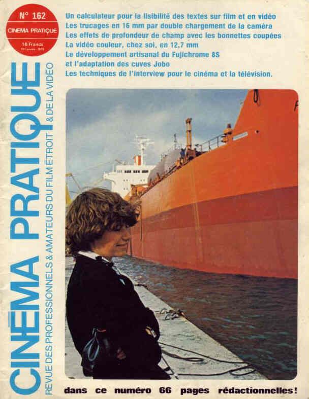 CINEMA PRATIQUE magazine side cover Issue 162  1979