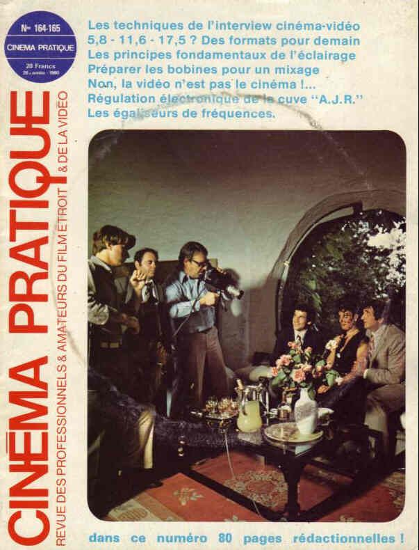 CINEMA PRATIQUE magazine side cover Issue 164/165  1980