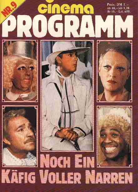 CINEMA PROGRAMM magazine side cover Issue 9  