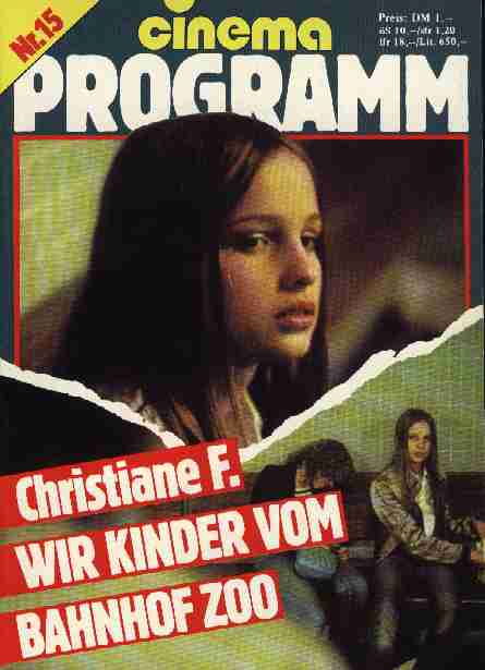 CINEMA PROGRAMM magazine side cover Issue 15  