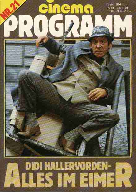 CINEMA PROGRAMM magazine side cover Issue 21  