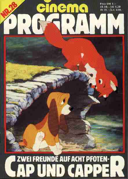 CINEMA PROGRAMM magazine side cover Issue 28  
