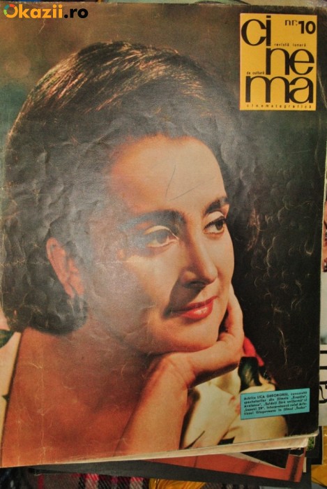 CINEMA (Romania) magazine side cover Issue 10  1963
