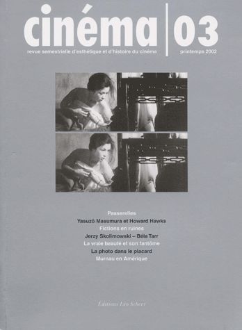 CINEMA (Scheer) magazine side cover Issue 3 Spring/March 2002
