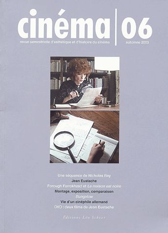 CINEMA (Scheer) magazine side cover Issue 6 Autumn/September 2003