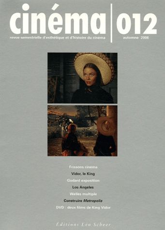 CINEMA (Scheer) magazine side cover Issue 12 Autumn/September 2006