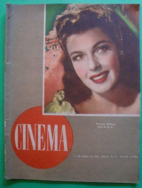 CINEMA (40s Sp) magazine side cover Issue 29 1 June 1947