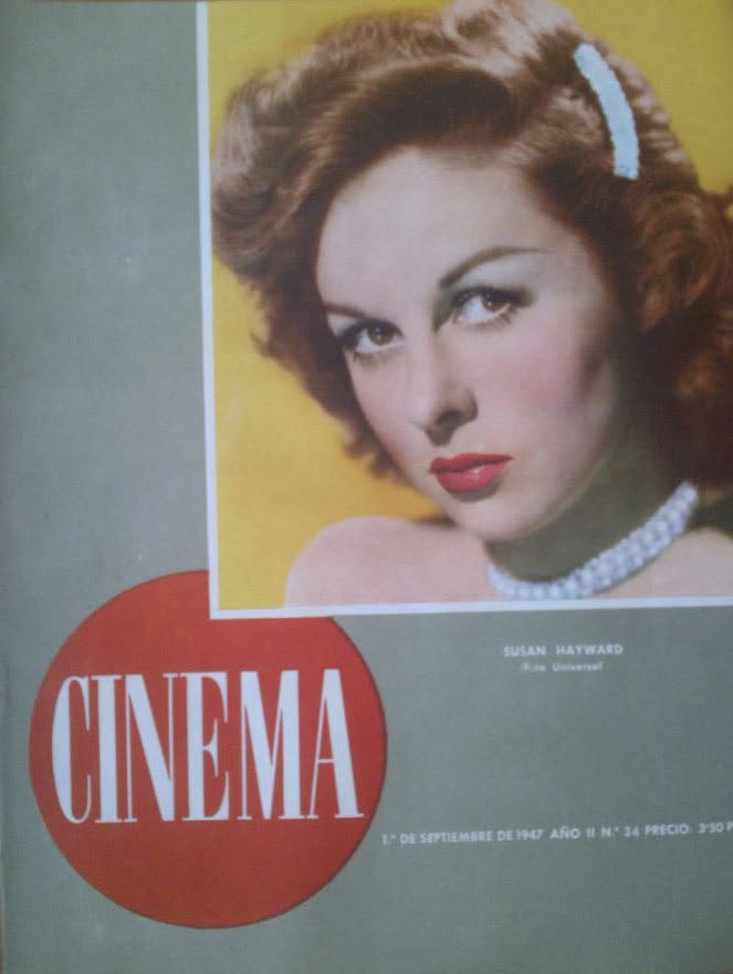CINEMA (40s Sp) magazine side cover Issue 34 1 September 1947
