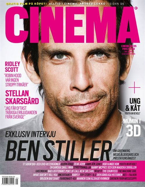 CINEMA (Se) magazine side cover May 2010