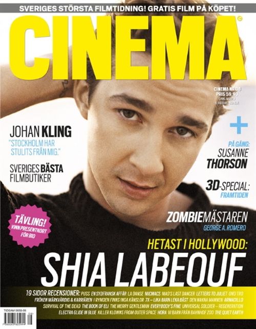 CINEMA (Se) magazine side cover Issue 8 August 2010