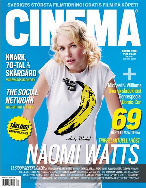 CINEMA (Se) magazine side cover Issue 9 September 2010