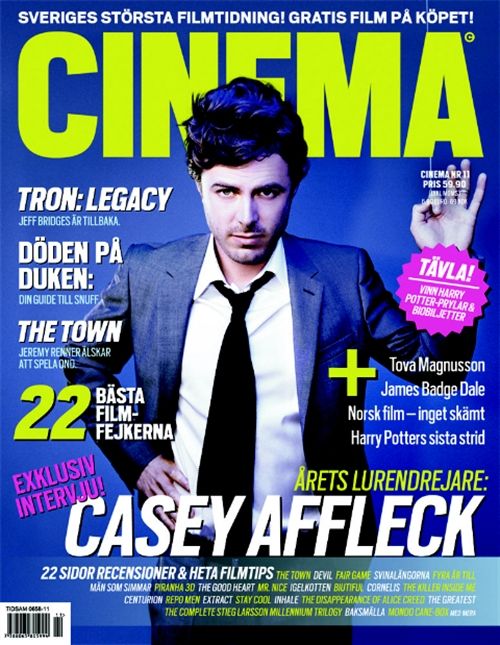 CINEMA (Se) magazine side cover Issue 11 November 2010