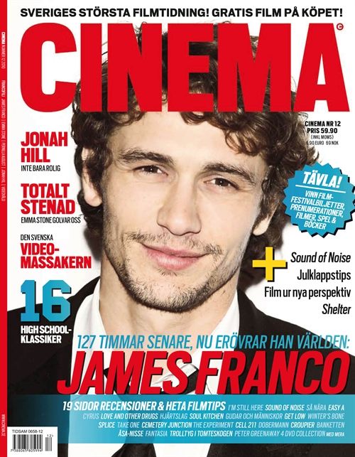 CINEMA (Se) magazine side cover Issue 12 December 2010