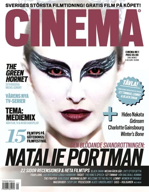 CINEMA (Se) magazine side cover Issue 1 January 2011