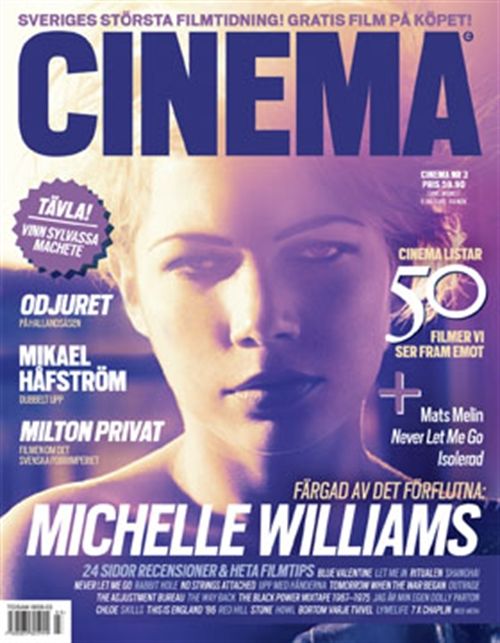 CINEMA (Se) magazine side cover Issue 3 March 2011
