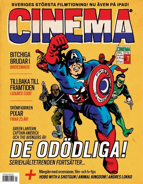 CINEMA (Se) magazine side cover Issue 7 July 2011