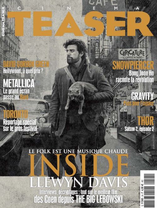 CINEMA TEASER magazine side cover Issue 28 October 2013