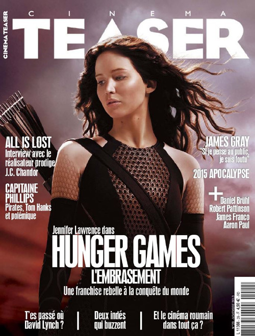 CINEMA TEASER magazine side cover Issue 29 November 2013