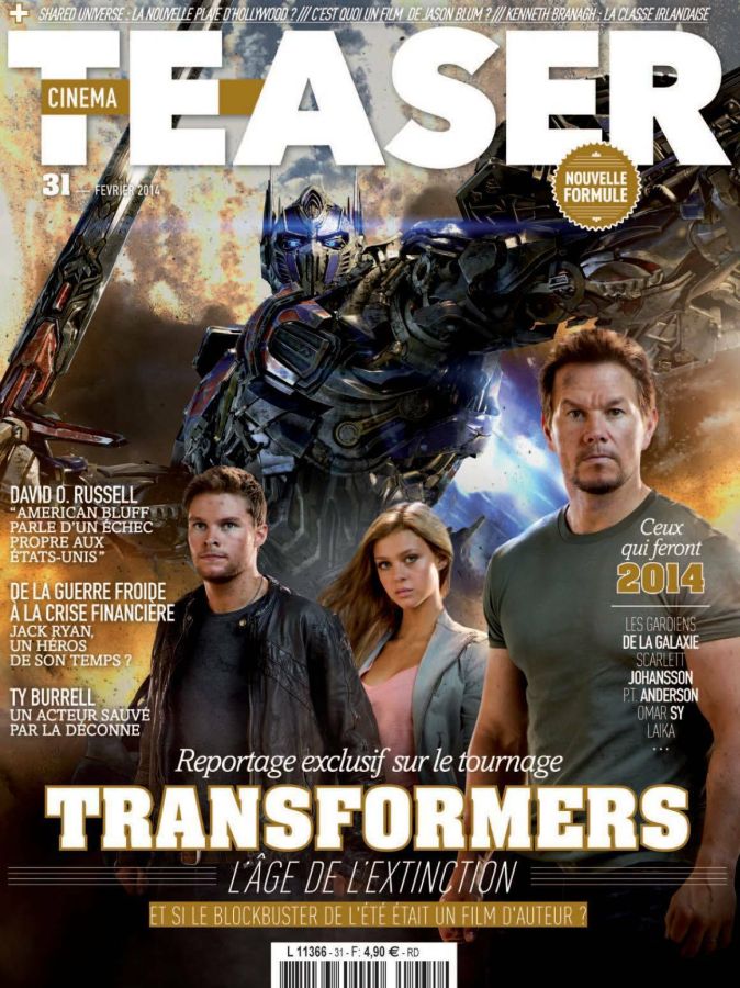 CINEMA TEASER magazine side cover Issue 31 February 2014