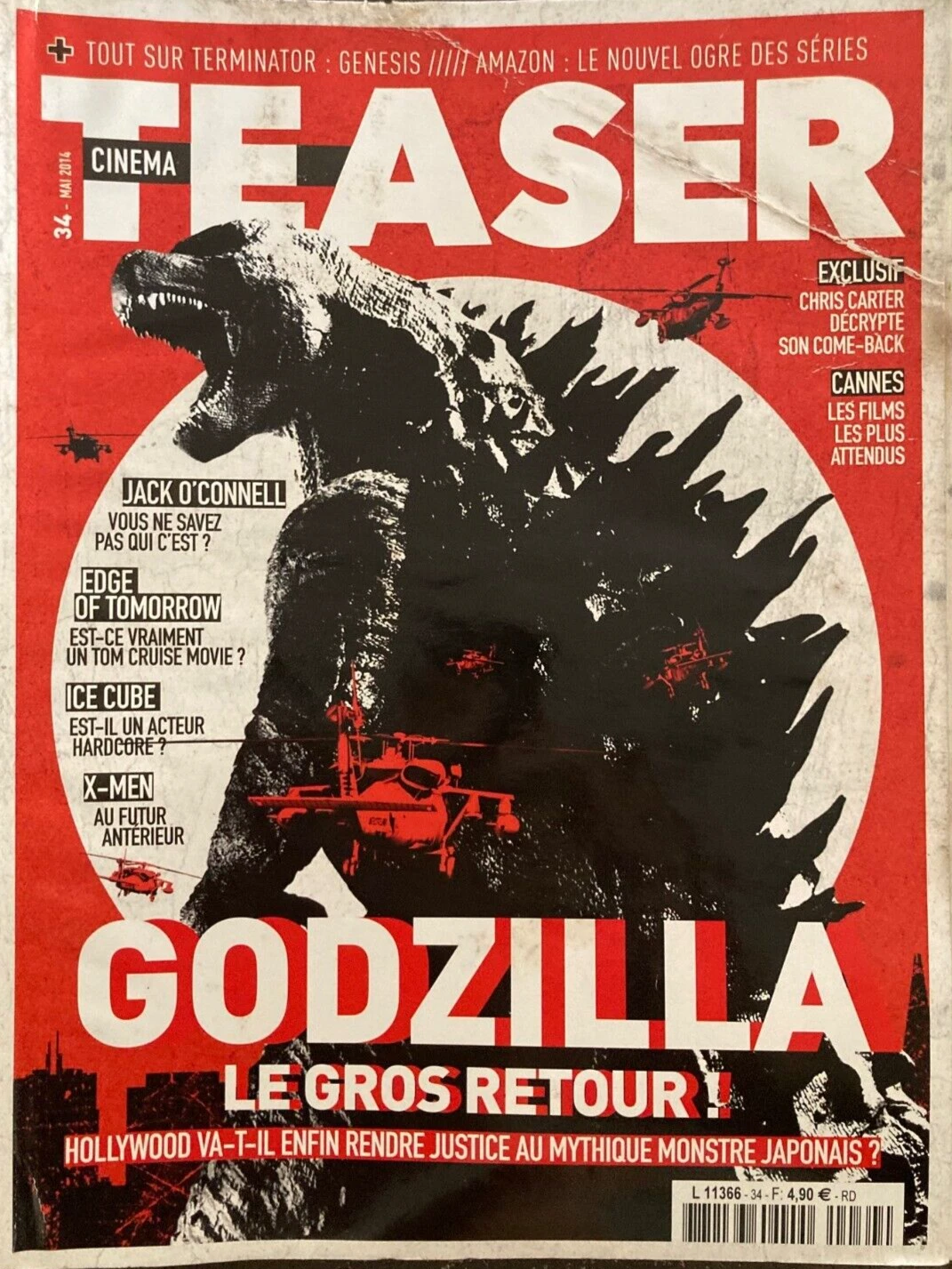 CINEMA TEASER magazine side cover Issue 34 May 2014