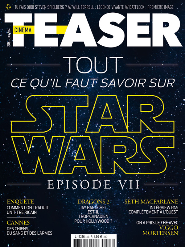 CINEMA TEASER magazine side cover Issue 35 June 2014