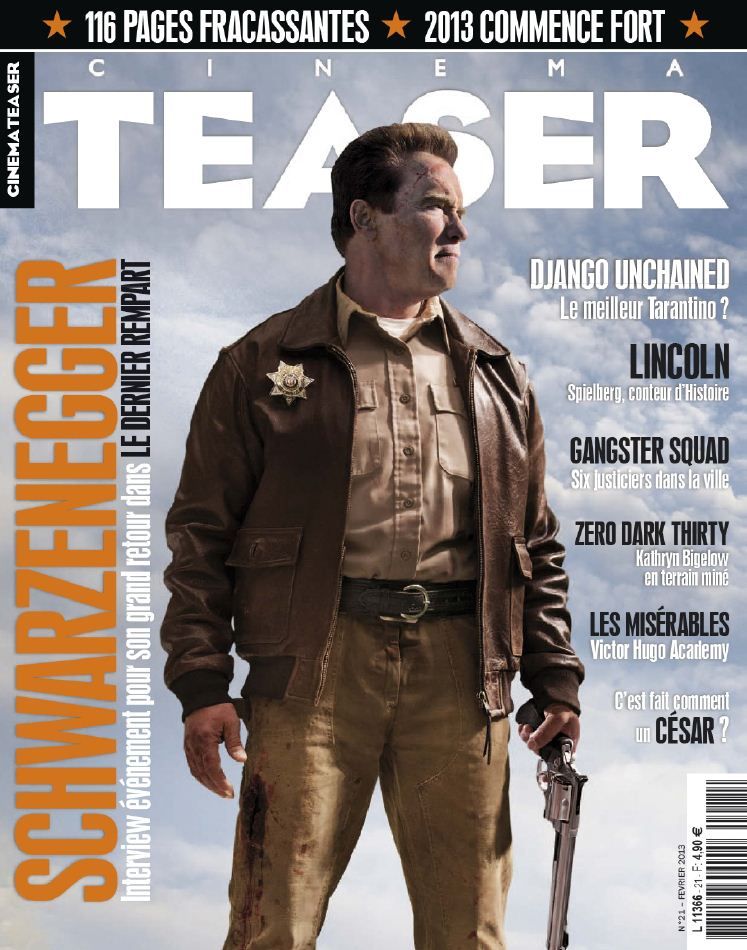CINEMA TEASER magazine side cover Issue 21 February 2013