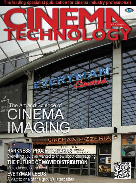 CINEMA TECHNOLOGY magazine side cover June 2014