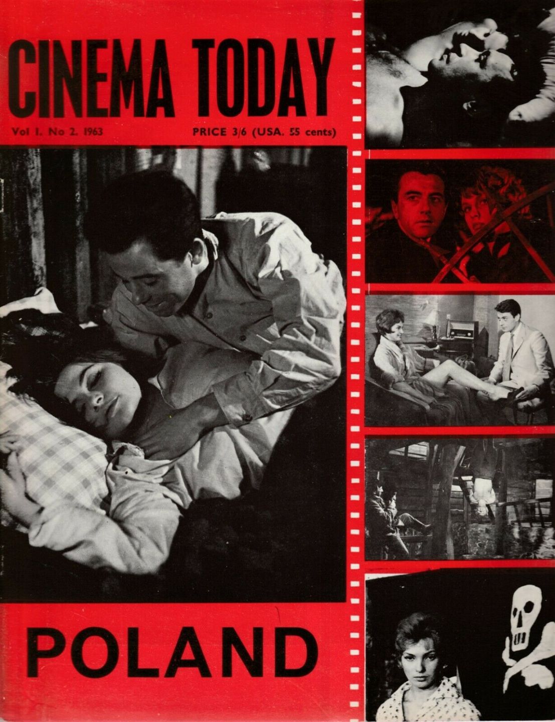 CINEMA TODAY magazine side cover  Vol 1 #2 August 1963