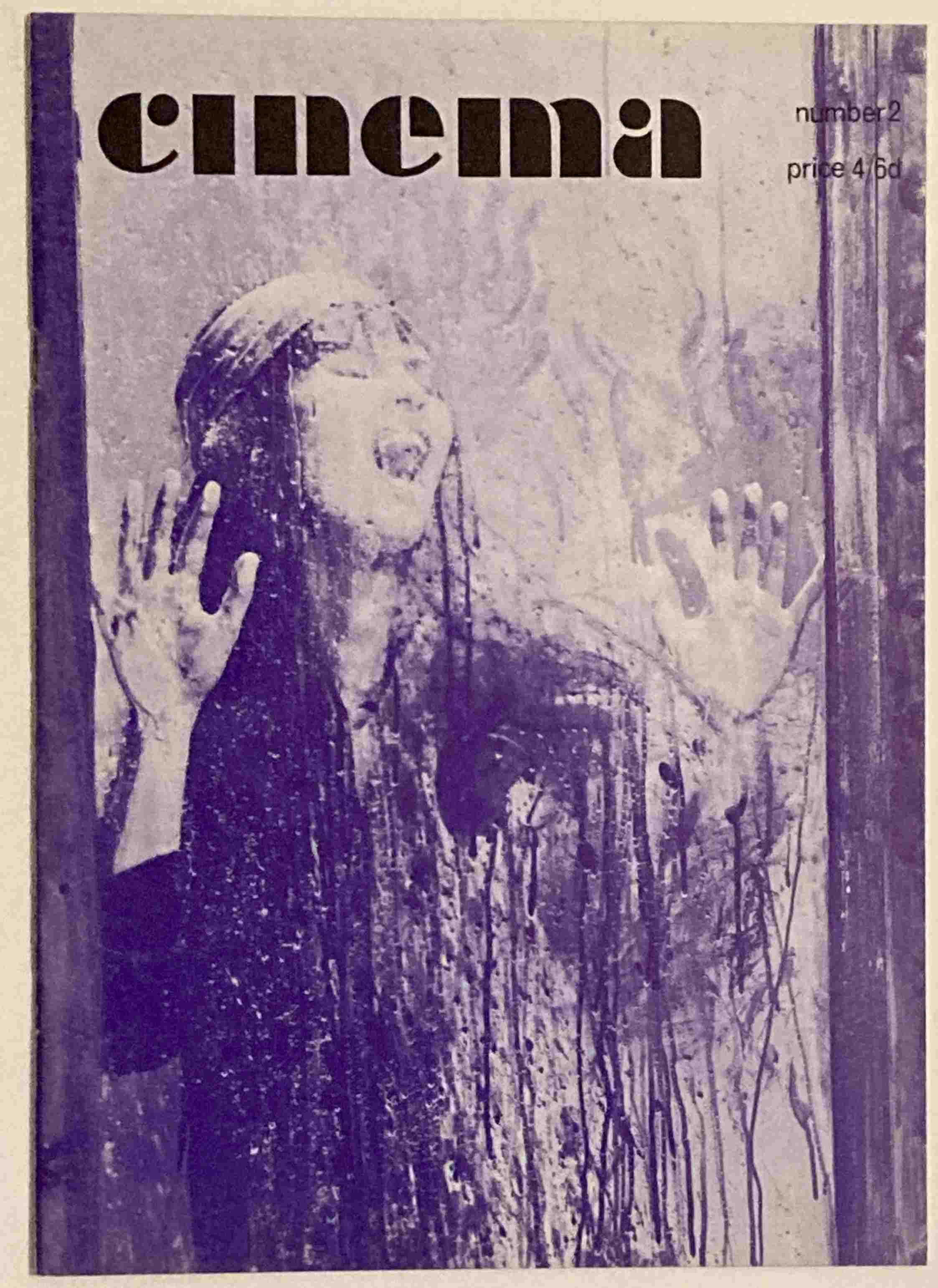 CINEMA (UK) magazine side cover Issue 2 March 1969