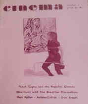CINEMA (UK) magazine side cover Issue 5 February 1970