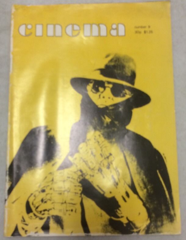 CINEMA (UK) magazine side cover Issue 9 December 1971
