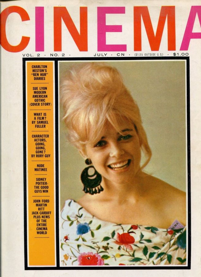 CINEMA (60s-70s USA) magazine side cover Issue 8  Vol 2 # 2 July 1964