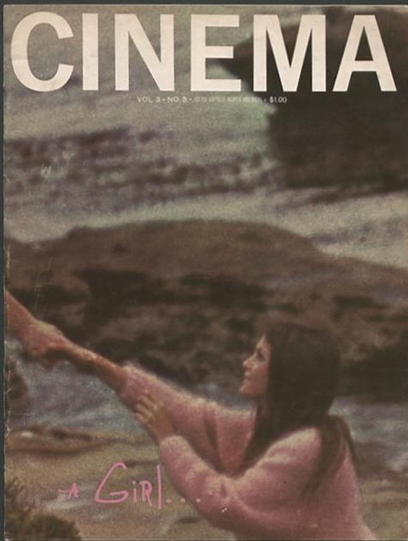 CINEMA (60s-70s USA) magazine side cover Issue 17  Vol 3 # 5 June 1967