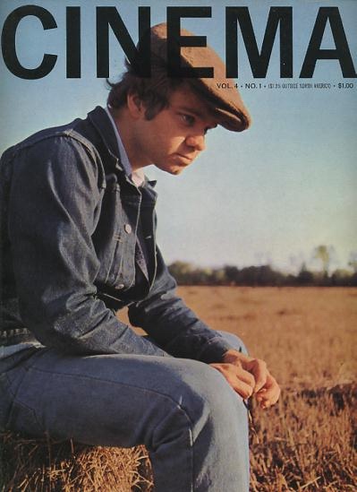 CINEMA (60s-70s USA) magazine side cover Issue 19  Vol 4 # 1 March 1968