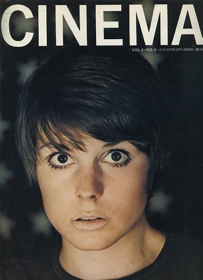 CINEMA (60s-70s USA) magazine side cover Issue 20  Vol 4 # 2 June 1968