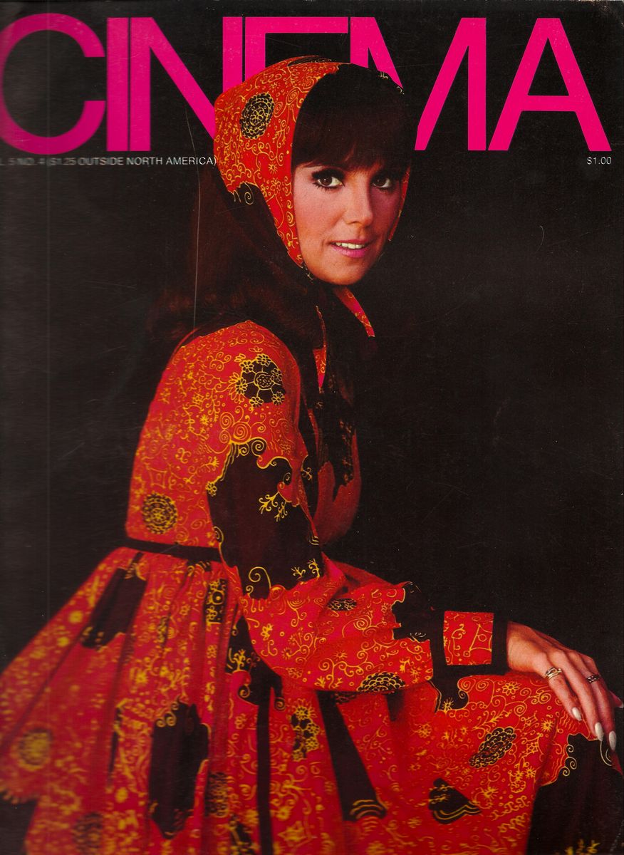 CINEMA (60s-70s USA) magazine side cover Issue 26  Vol 5 # 4 December 1969