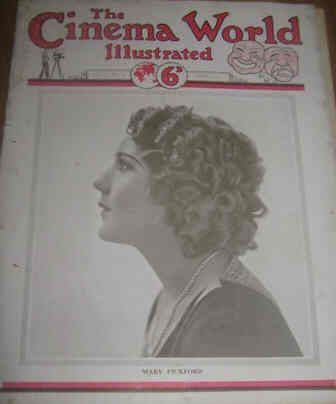 CINEMA WORLD ILLUSTRATED | THE magazine side cover April 1928