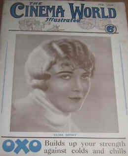 CINEMA WORLD ILLUSTRATED | THE magazine side cover February 1929