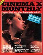 CINEMA X MONTHLY magazine side cover  Vol 7 # 1 May 1976