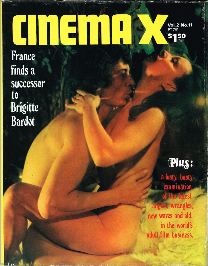 CINEMA X (USA) magazine side cover  Vol 2 No 11  1973