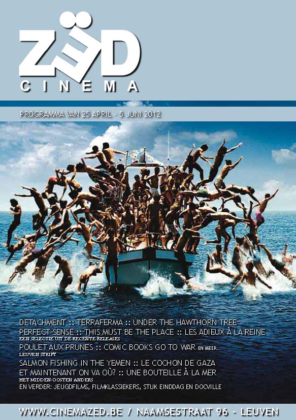CINEMA ZED magazine side cover May 2012