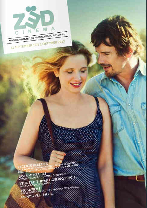 CINEMA ZED magazine side cover September 2013