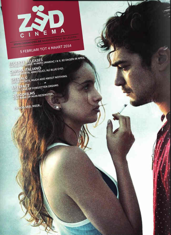 CINEMA ZED magazine side cover February 2014