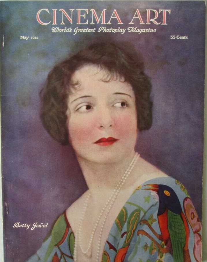 CINEMA ART magazine side cover  Vol 5 No  4  May 1926