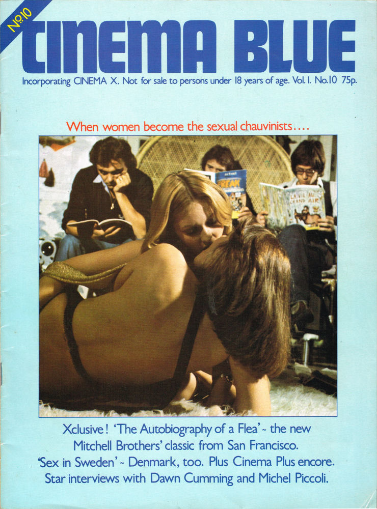 CINEMA BLUE (UK) magazine side cover Issue 10  